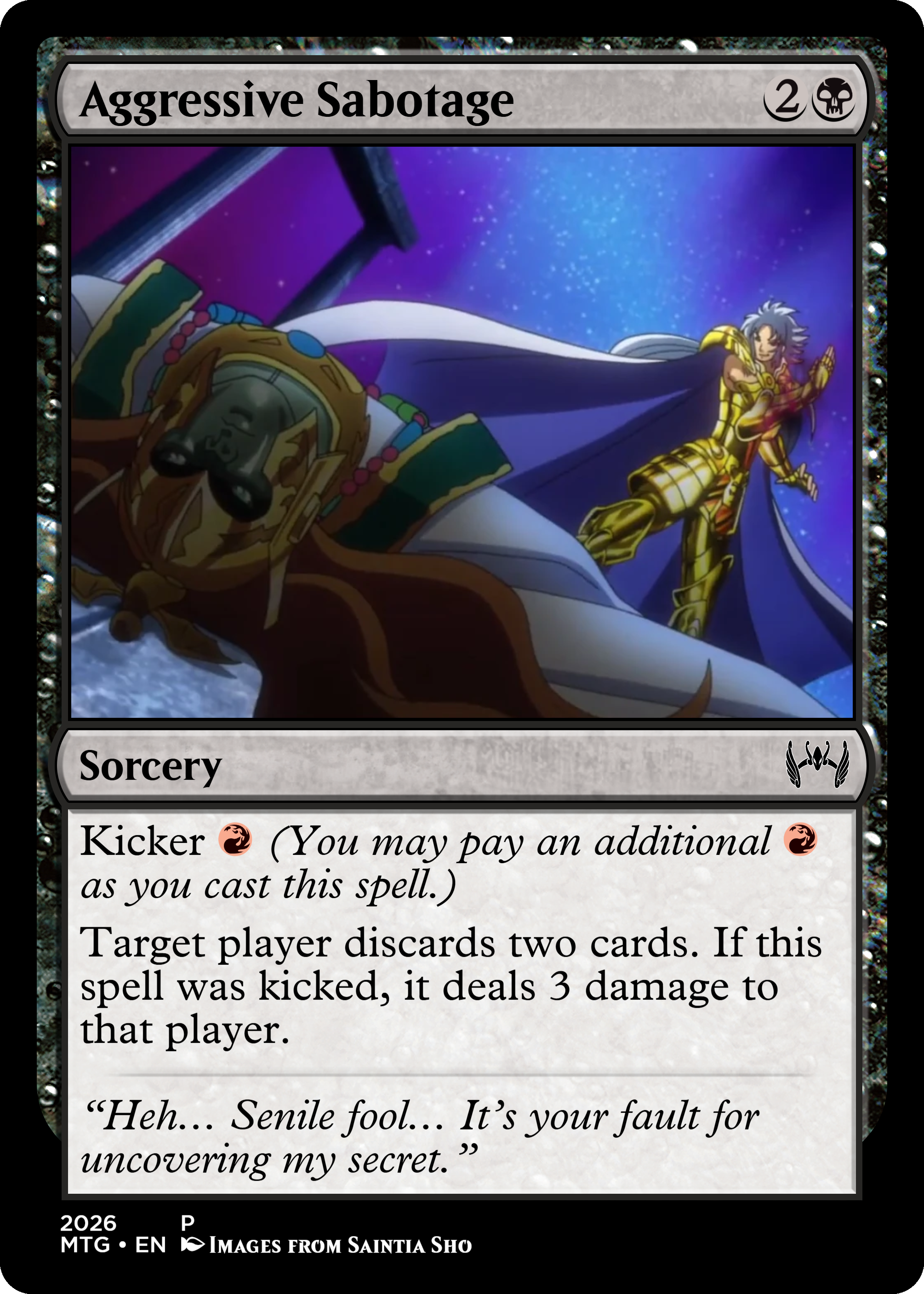 Kicker — Aggressive Sabotage